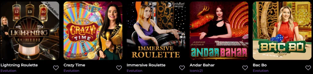 Casino en vivo de Spin Mama Casino