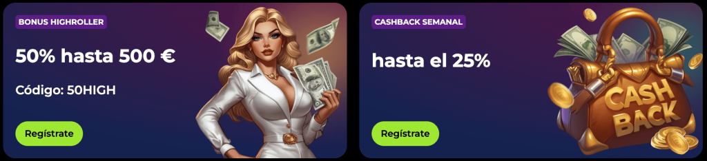 Promociones continuas de Spin Mama Casino